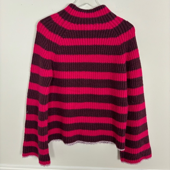 Anthropologie Maeve Striped Bell Sleeve Sweater - Picture 6 of 6